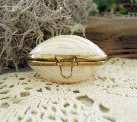 handcrafted metal brass pill box mother of pearl|Brass and Mother of Pearl Pill Box .